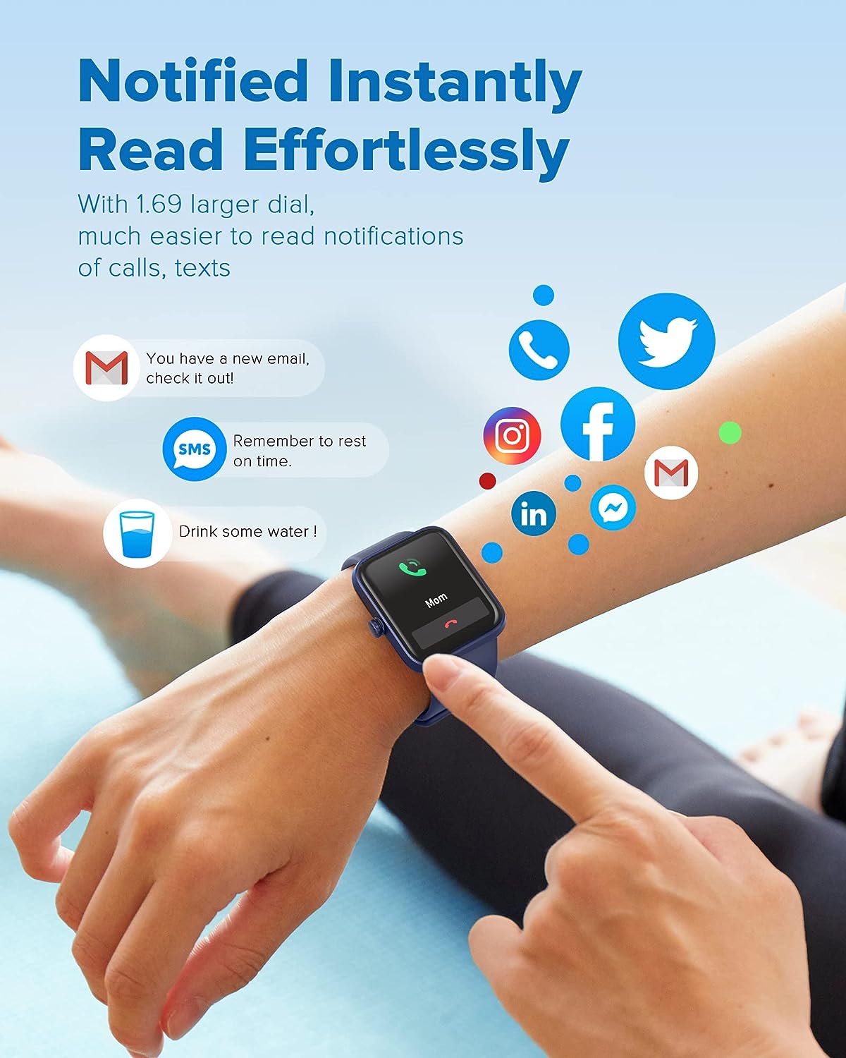 aeac Smart Watch for Women Men,1.69