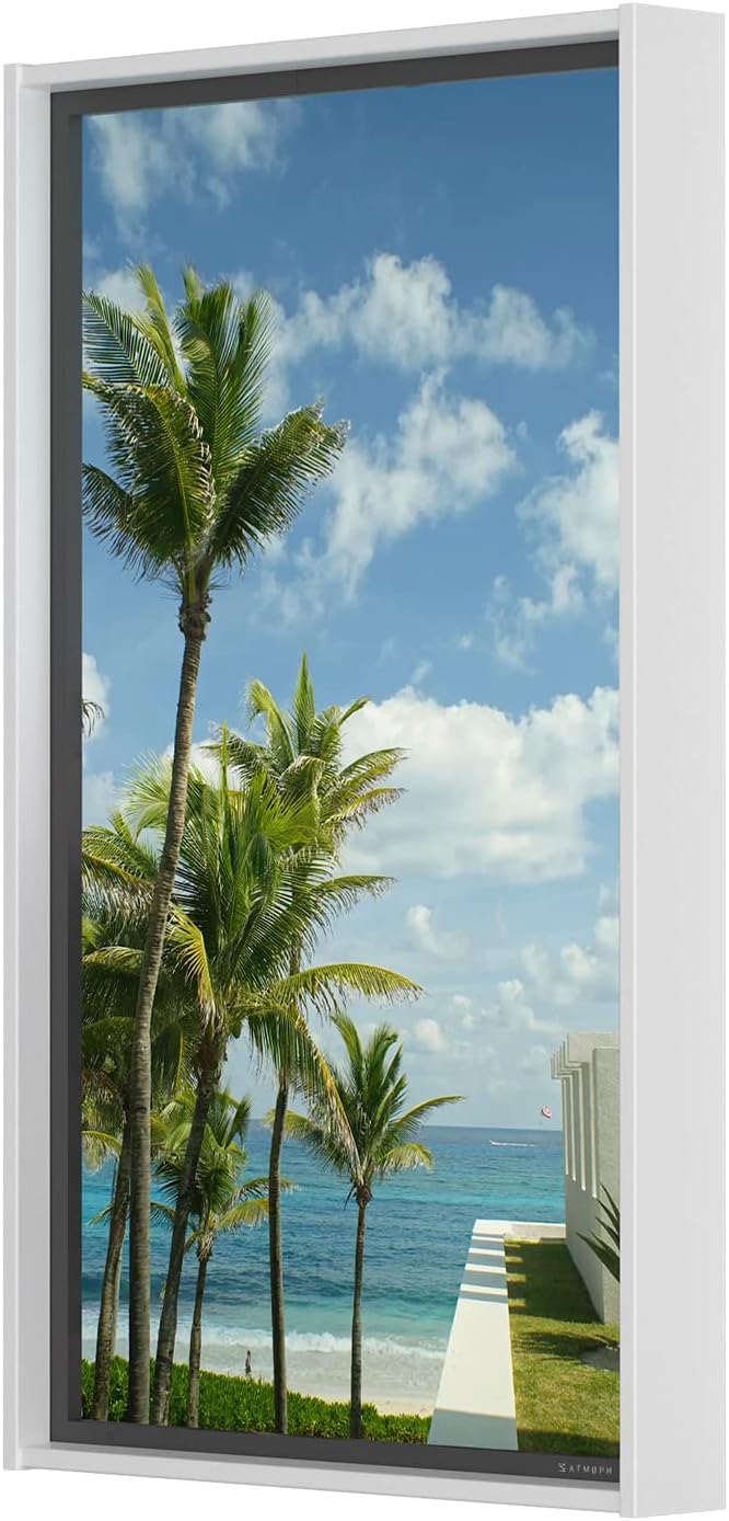 Atmoph Window 2 [Basic] (White) – Smart Display with 1,500+ 4K/6K Original Views