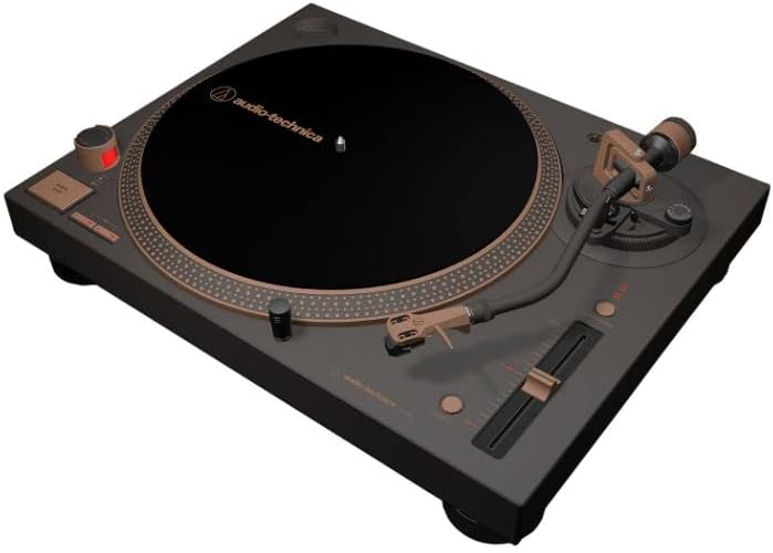 Audio-Technica AT-LP120XUSB-BK Direct-Drive Turntable (Analog & USB), Fully Manual, Hi-Fi, 3 Speed, Convert Vinyl to Digital, Anti-Skate and Variable Pitch Control Black