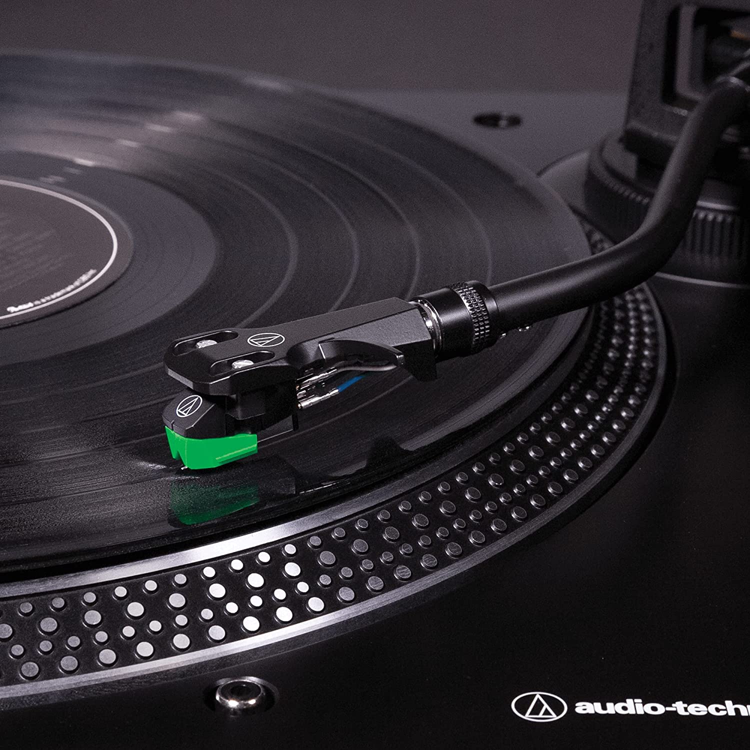 Audio-Technica AT-LP120XUSB-BK Direct-Drive Turntable (Analog & USB), Fully Manual, Hi-Fi, 3 Speed, Convert Vinyl to Digital, Anti-Skate and Variable Pitch Command Black