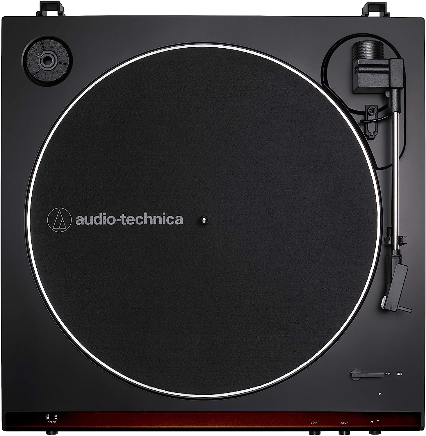 Audio-Technica AT-LP60X-BK Fully Automatic Belt-Drive Stereo Turntable, Black, Hi-Fi, 2 Speed, Dust Cover, Anti-Resonance, Die-Cast Aluminum Platter