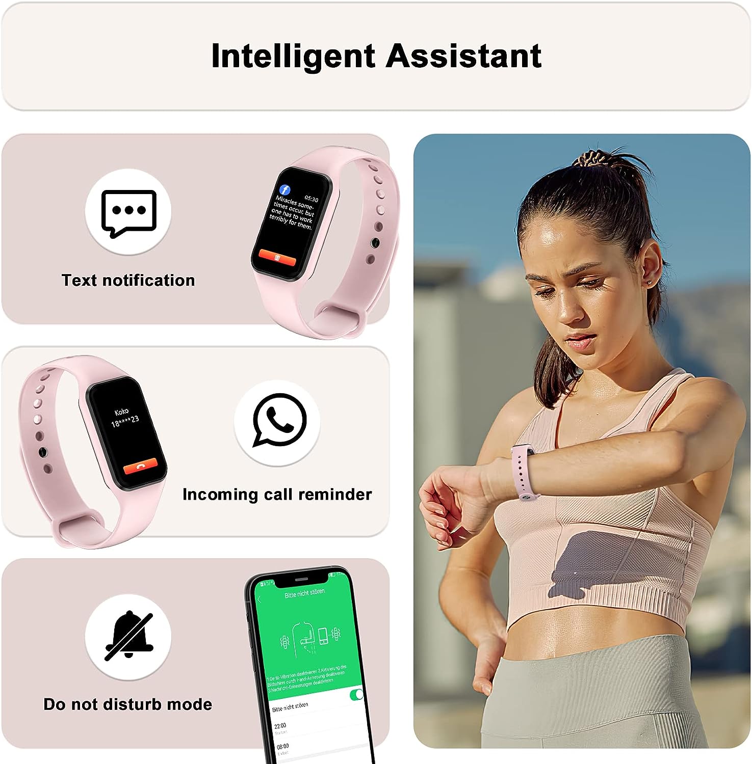 Blackview Fitness Tracker with 24/7Heart Rate Blood Oxygen Monitor Sleep Tracking Step Calorie Counter Pedometer IP68 Waterproof for Android Phones iPhones Women Men Kids