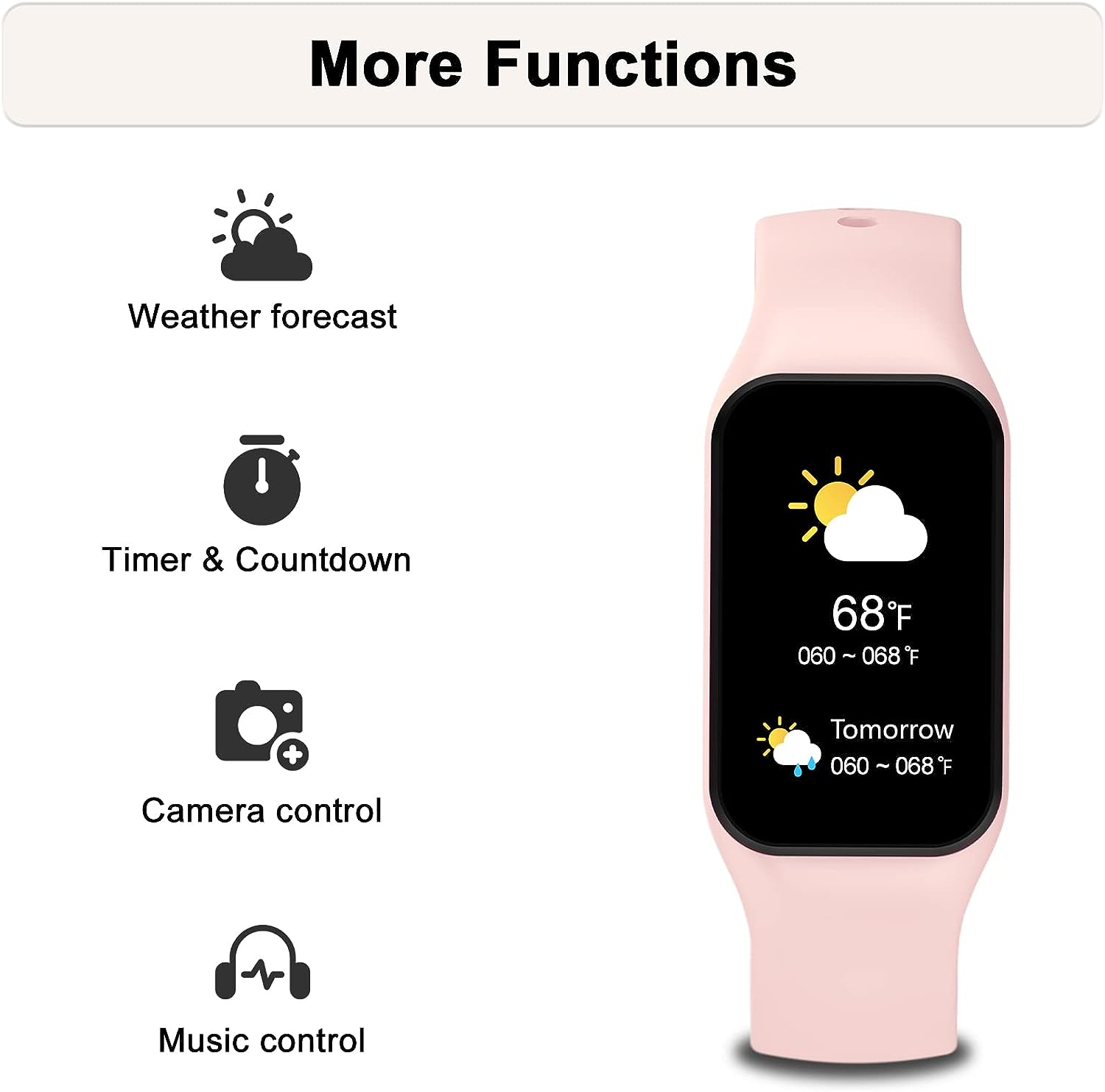 Blackview Fitness Tracker with 24/7Heart Rate Blood Oxygen Monitor Sleep Tracking Step Calorie Counter Pedometer IP68 Waterproof for Android Phones iPhones Women Men Kids