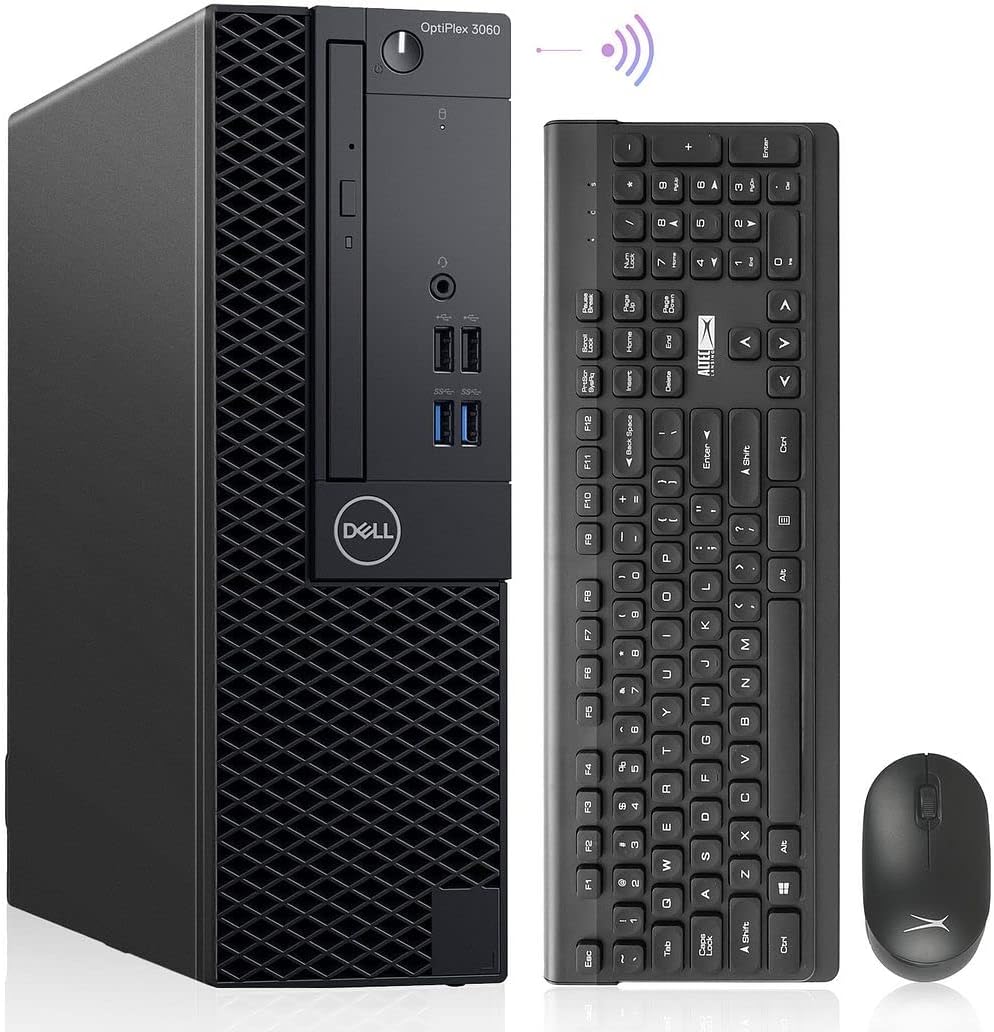 Dell OptiPlex 3060 Desktop Computers Windows 11 Pro, Hexa Core i7-8700 Up to 4.60GHz,16GB DDR4, 512GB M.2 NVMe SSD,1TB HDD,AX210 Built-in WiFi 6E, Small Form Factor PC(Renewed)