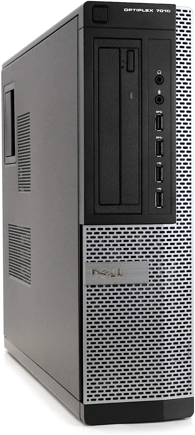 Dell Optiplex 7010 Business Desktop Computer (Intel Quad Core i5-3470 3.2GHz, 16GB RAM, 2TB HDD, USB 3.0, DVDRW, Windows 10 Professional (Renewed)