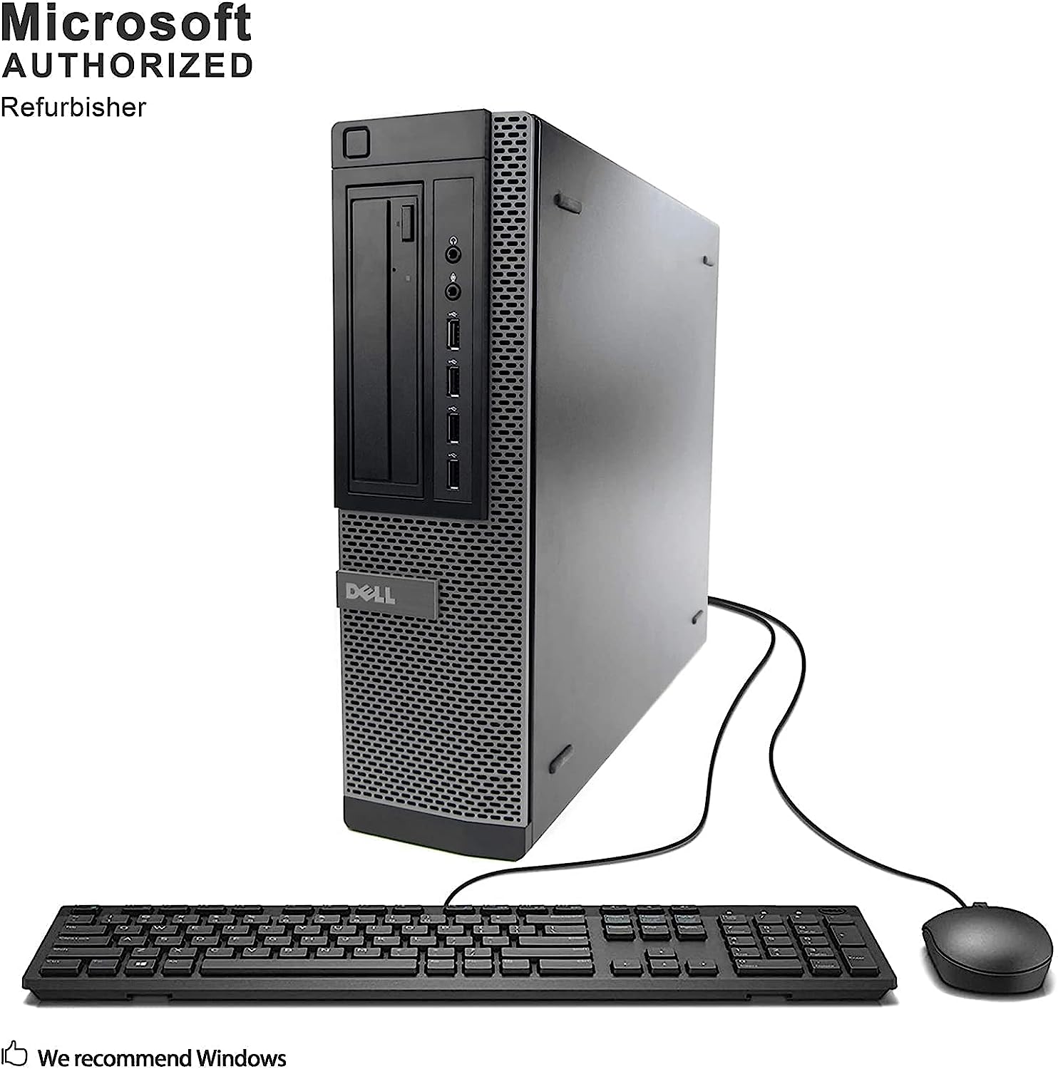 Dell Optiplex 7010 Business Desktop Computer (Intel Quad Core i5-3470 3.2GHz, 16GB RAM, 2TB HDD, USB 3.0, DVDRW, Windows 10 Professional (Renewed)