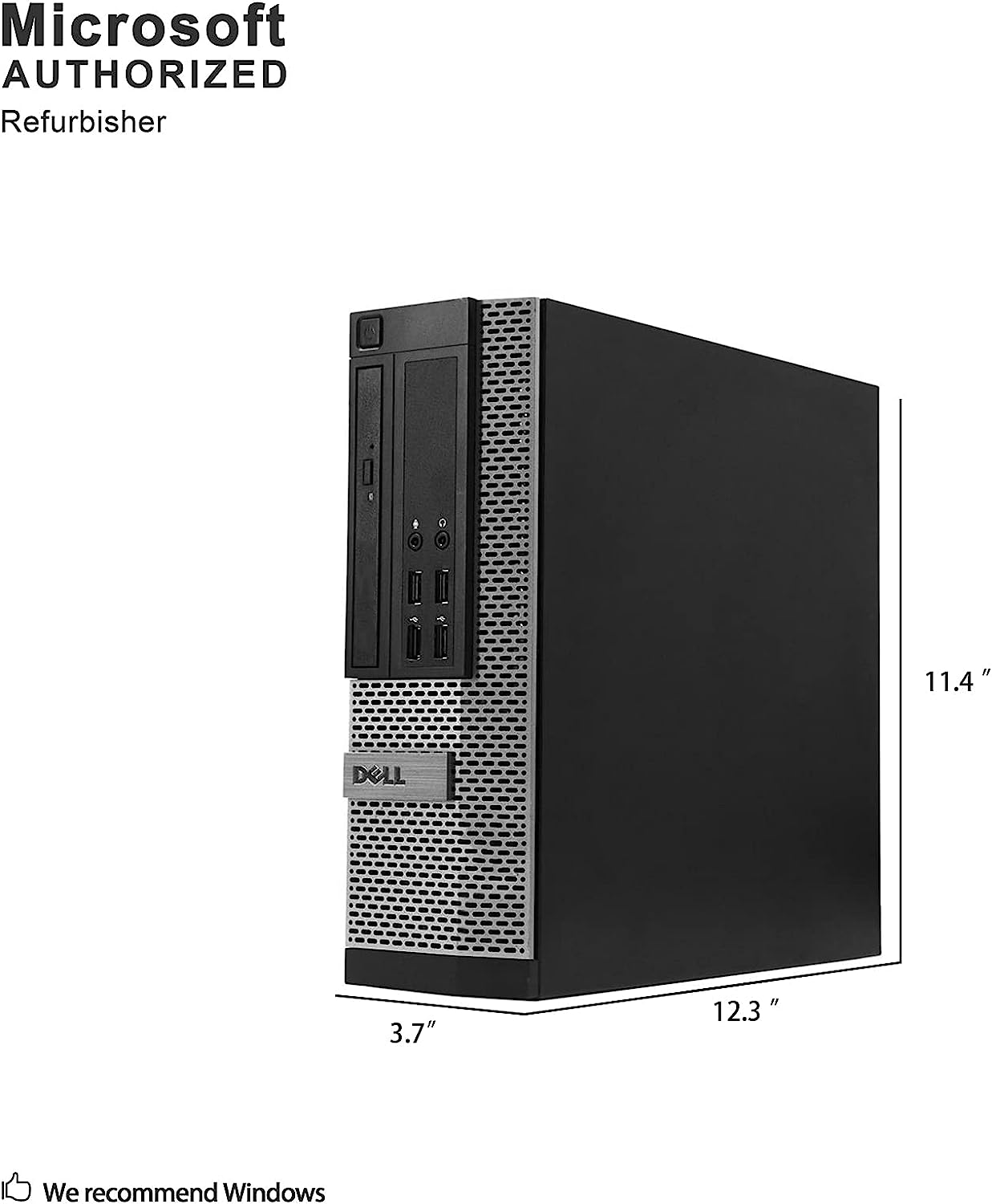 Dell Optiplex 9020 Small Form Component Desktop with Intel Core i7-4770 Upto 3.9GHz, HD Graphics 4600 4K Support, 32GB RAM, 1TB SSD, DisplayPort, HDMI, Wi-Fi, Bluetooth - Windows 10 Pro (Renewed)