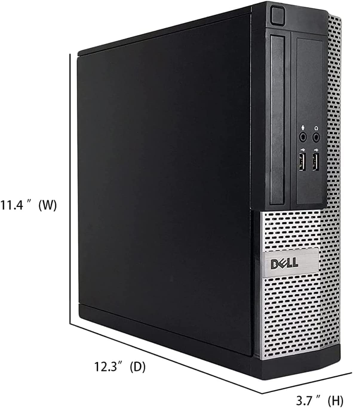 Dell OptiPlex Computer Desktop PC, Intel Core i5 3rd Gen 3.2 GHz, 16GB RAM, 2TB HDD, New 22 Inch LED Monitor, RGB Keyboard and Mouse, WiFi, Windows 10 Pro (Renewed)