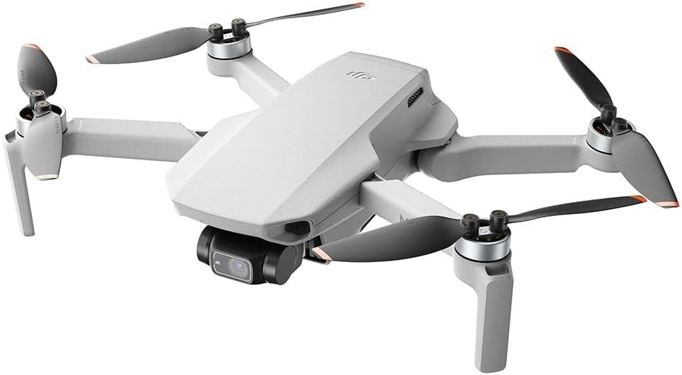 DJI Mini 2 Ultralight & Foldable Drone Quadcopter with Remote Controller - Gray (Renewed)