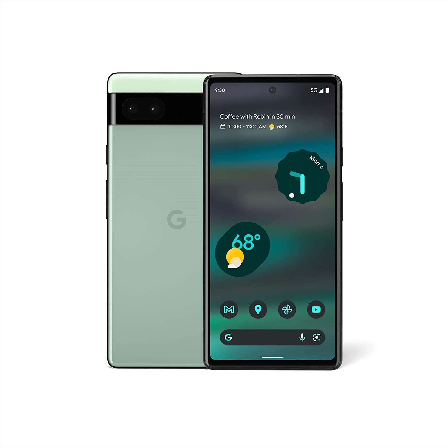 Google Pixel 6a - 5G Android Phone - Unlocked Smartphone with 12 Megapixel Camera and 24-Hour Battery - Charcoal