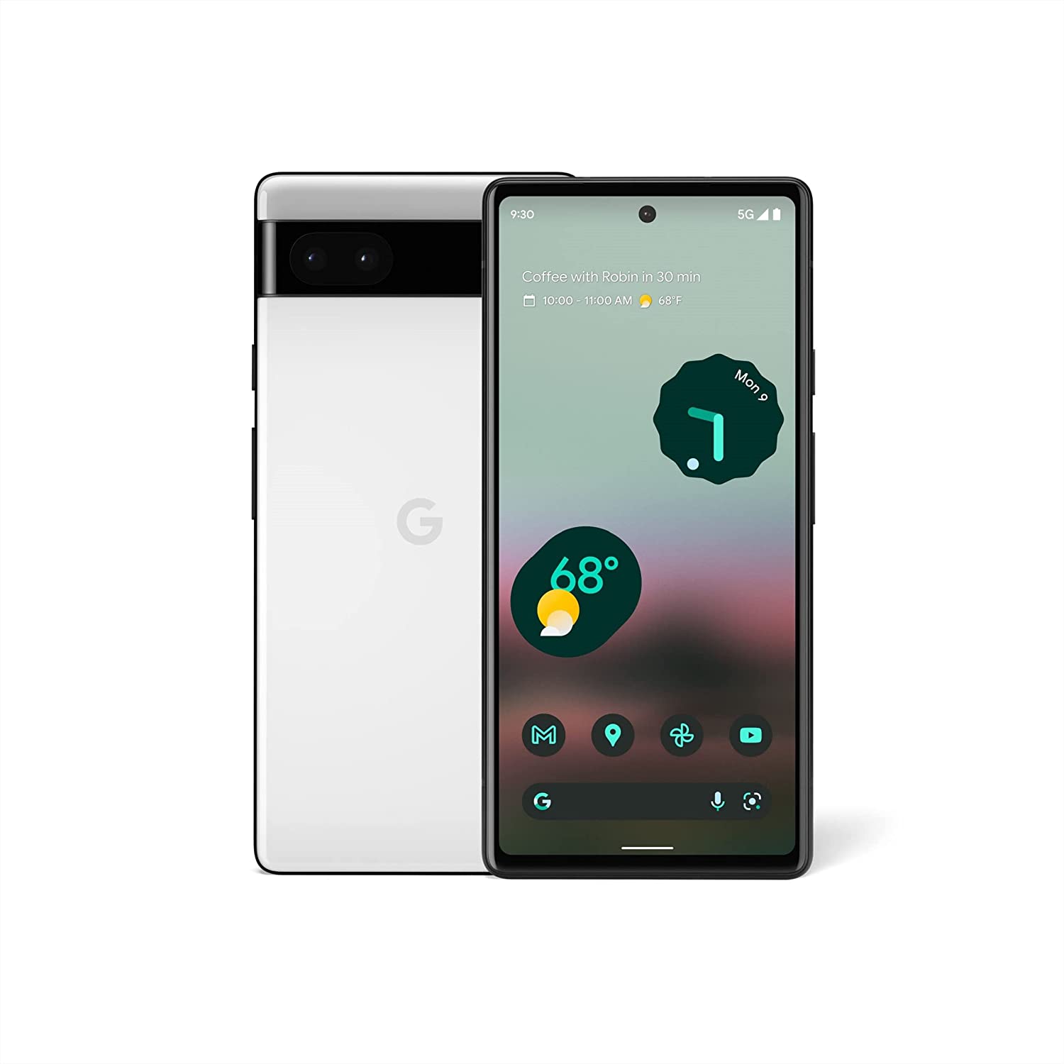 Google Pixel 6a - 5G Android Phone - Unlocked Smartphone with 12 Megapixel Camera and 24-Hour Battery - Charcoal