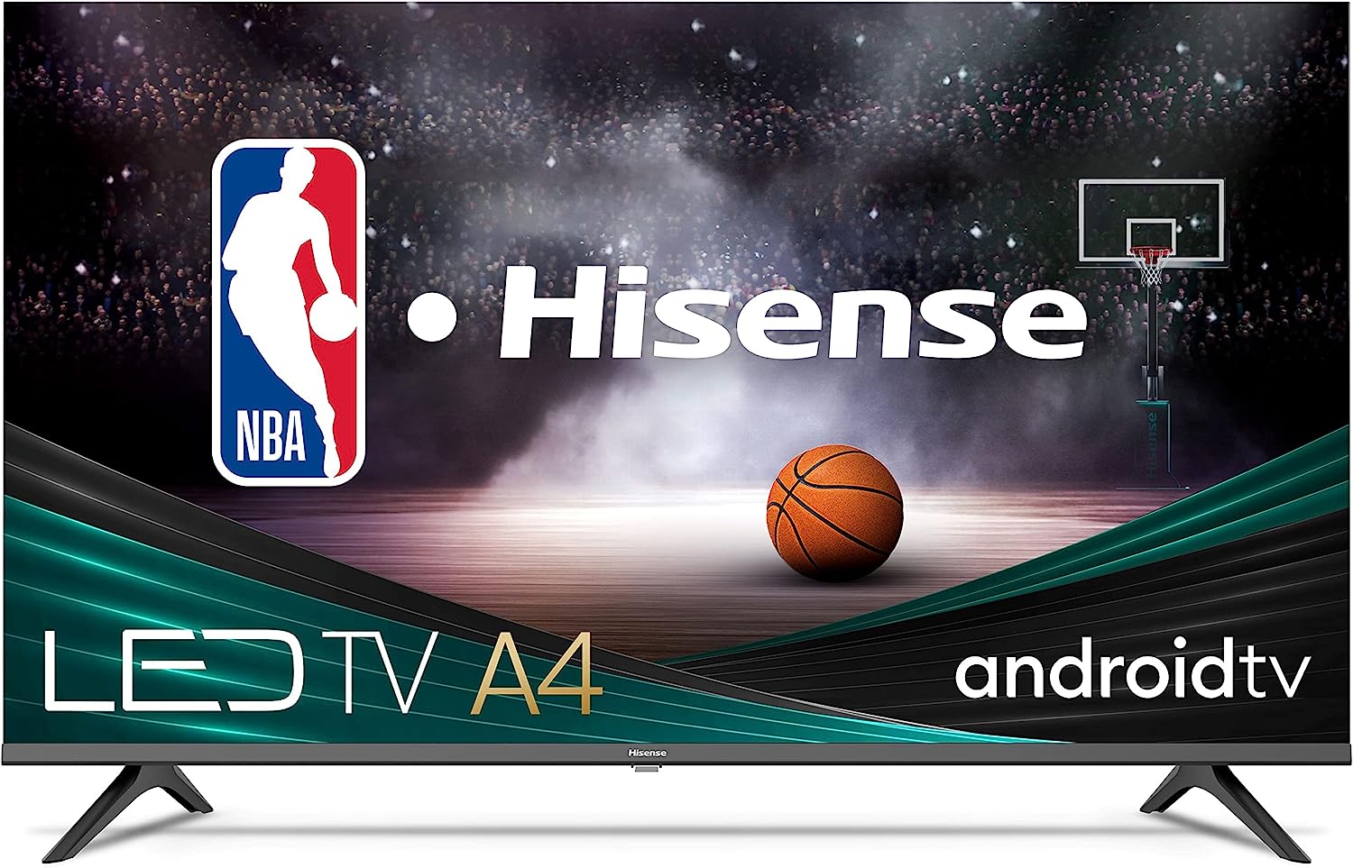 Hisense A4 Series 40-Inch Class FHD Smart Android TV with DTS Virtual X, Game & Sports Modes, Chromecast Built-in, Alexa Compatibility (40A4H, 2022 New Model) Black