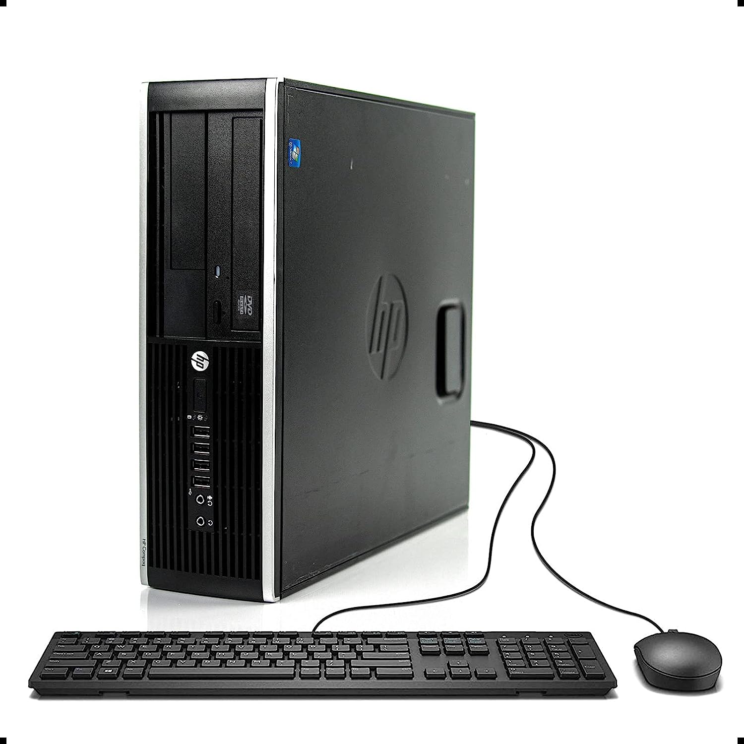 HP 8300 Elite Small Form Factor Desktop Computer, Intel Core i5-3470 3.2GHz Quad-Core, 8GB RAM, 500GB SATA, Windows 10 Pro 64-Bit, USB 3.0, Display Port (Renewed)