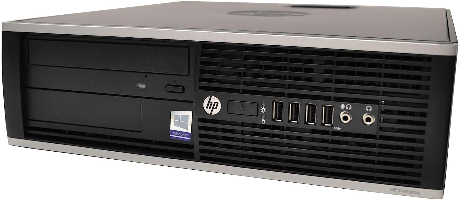 HP Elite Desktop PC Computer Intel Core i5 3.1-GHz, 8 gb Ram, 1 TB Hard Drive, DVDRW, 19 Inch LCD Monitor, Keyboard, Mouse, Wireless WiFi, Windows 10 (Renewed)