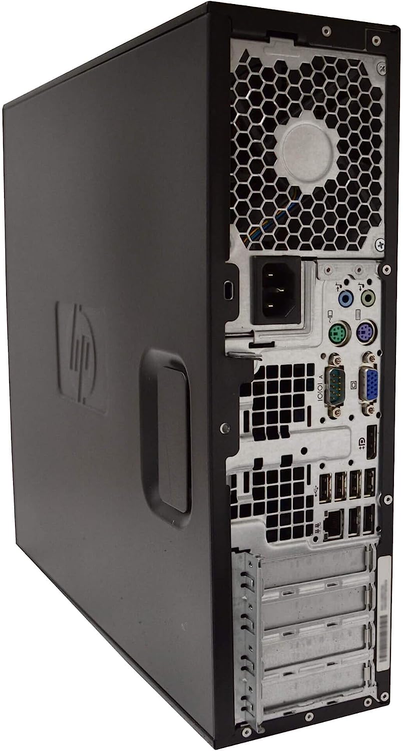 HP Elite Desktop PC Computer Intel Core i5 3.1-GHz, 8 gb Ram, 1 TB Hard Drive, DVDRW, 19 Inch LCD Monitor, Keyboard, Mouse, Wireless WiFi, Windows 10 (Renewed)