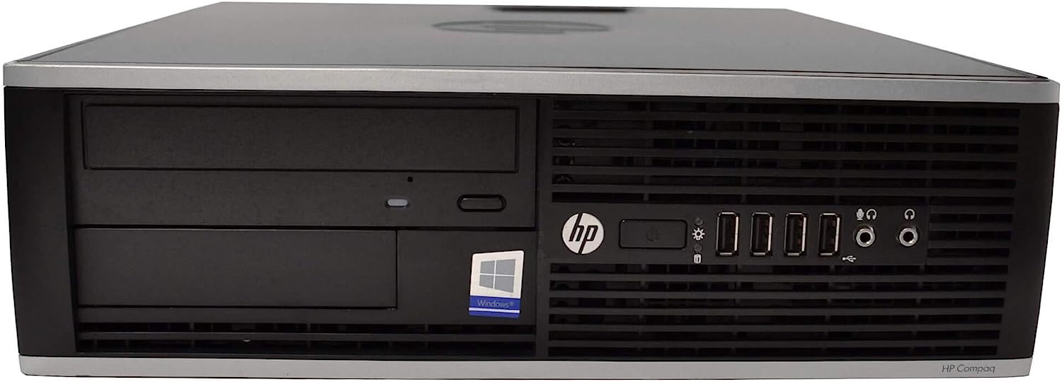 HP Elite Desktop PC Computer Intel Core i5 3.1-GHz, 8 gb Ram, 1 TB Hard Drive, DVDRW, 19 Inch LCD Monitor, Keyboard, Mouse, Wireless WiFi, Windows 10 (Renewed)