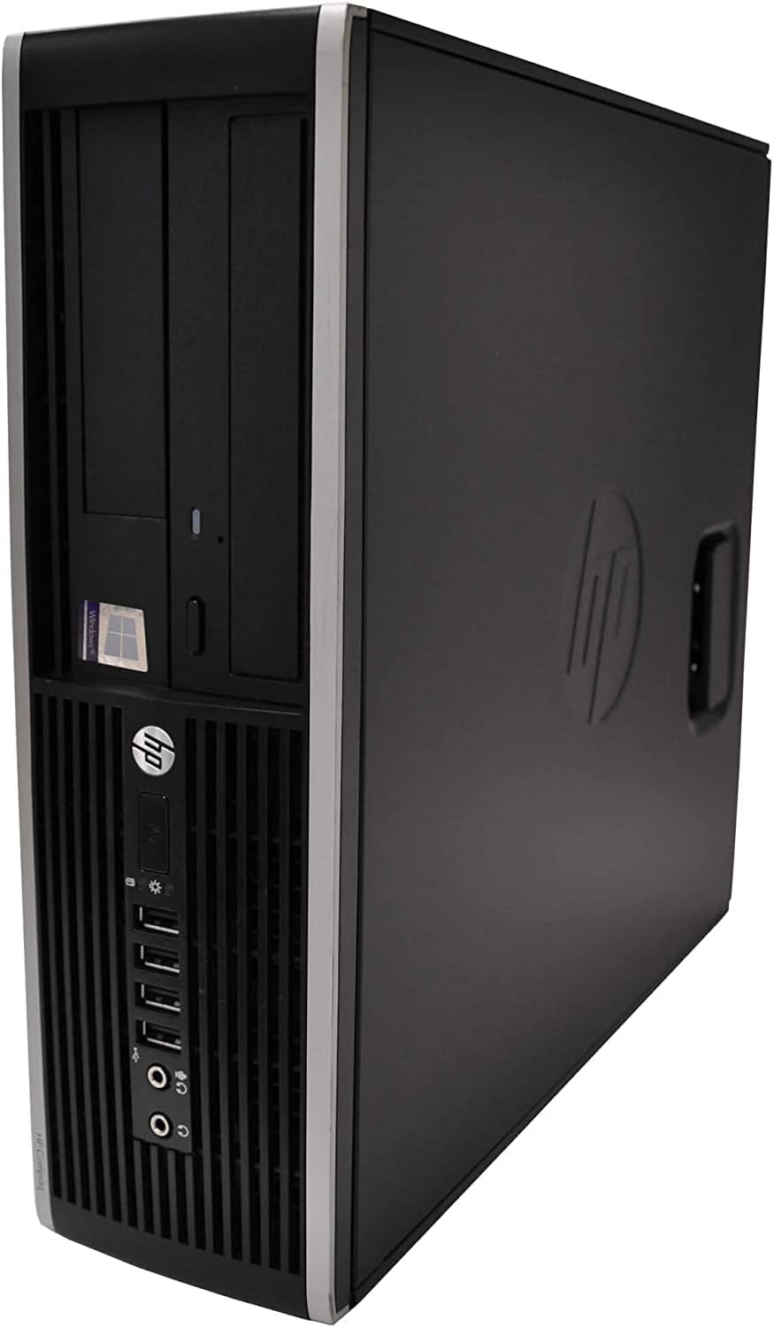 HP Elite Desktop PC Computer | Intel Quad-Core i5 | 8GB Ram | 1TB HDD | 24 Inch LCD Monitor (1080p HDMI), RGB Keyboard + Mouse | Desk Speakers | WiFi + Bluetooth | Windows 10 (Renewed)