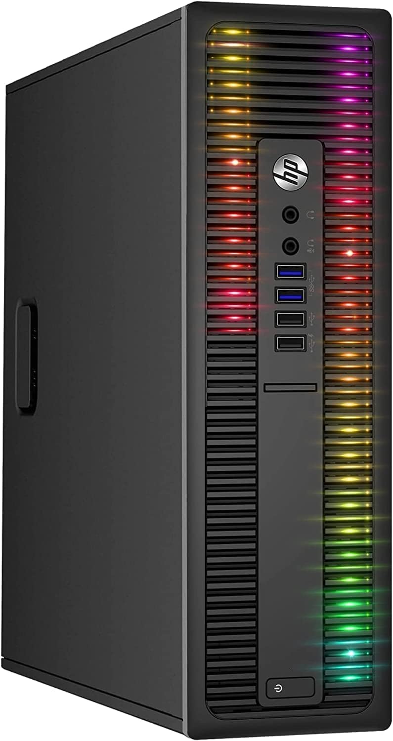 HP EliteDesk 800 G1 SFF High Performance Business Desktop Computer, Intel Quad Core i5-4590 upto 3.7GHz, 16GB RAM, 1TB HDD, 256GB SSD (boot), DVD, WiFi, Windows 10 Professional (Renewed)