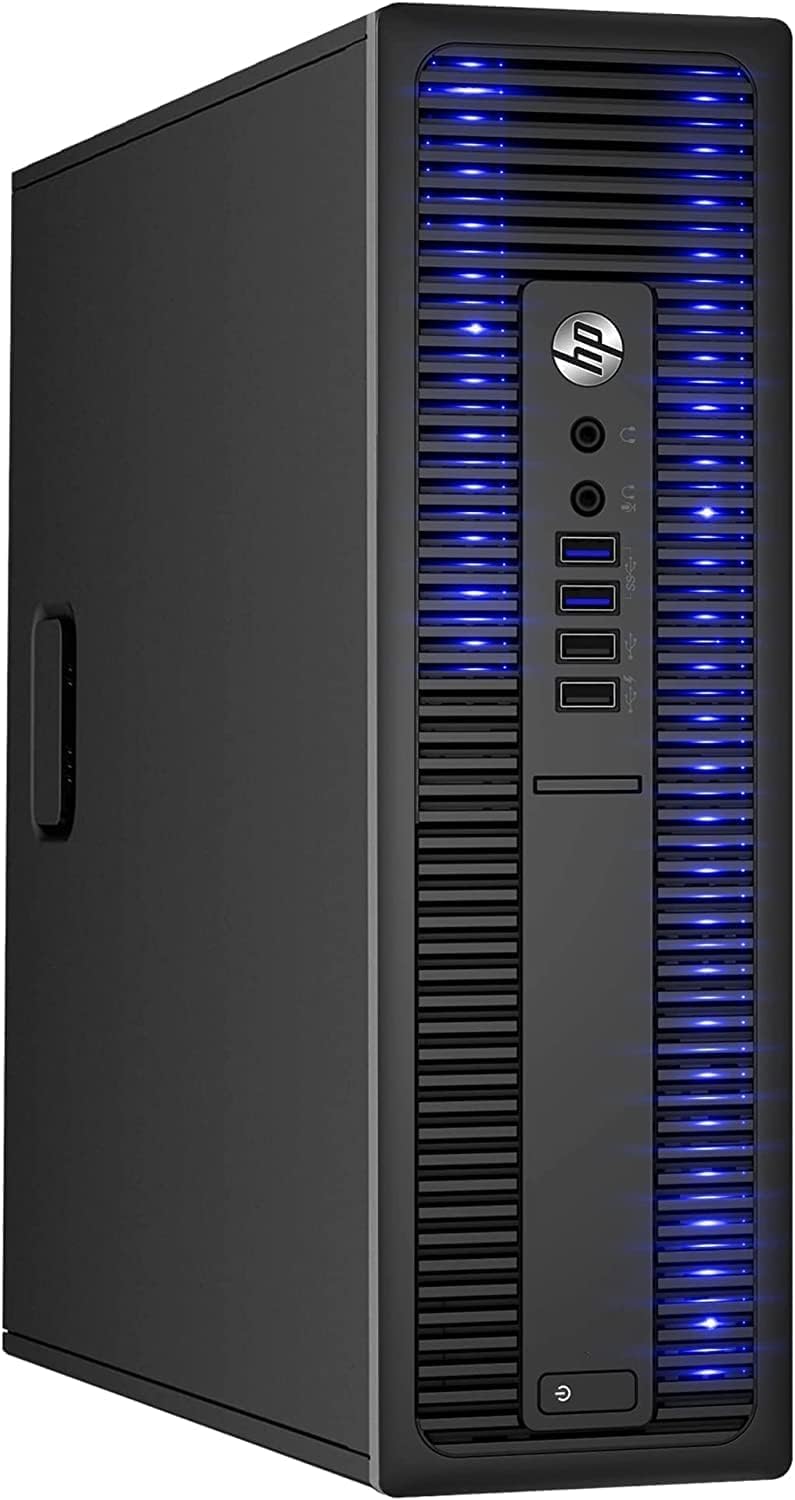 HP EliteDesk 800 G1 SFF High Performance Business Desktop Computer, Intel Quad Core i5-4590 upto 3.7GHz, 16GB RAM, 1TB HDD, 256GB SSD (boot), DVD, WiFi, Windows 10 Professional (Renewed)