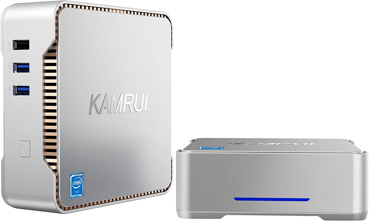 KAMRUI AK2 Plus Mini PC, Intel 12th Gen Alder Lake- N100(up to 3.4GHz) Mini Tower Computer, 16GB DDR4 RAM 500GB SSD Mini Computer Windows 11 Support 4K HD/WiFi 5/BT4.2/Gigabit Ethernet for Home/Office