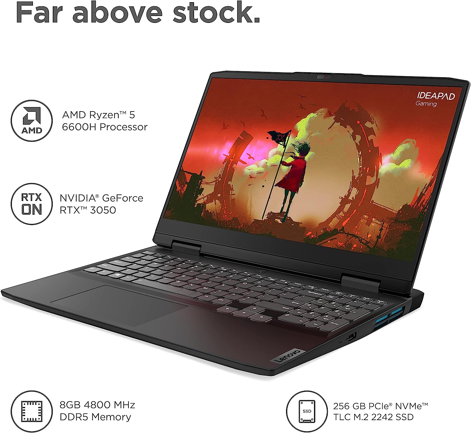 Lenovo IdeaPad Gaming 3 - (2022) - Essential Gaming Laptop Computer - 15.6