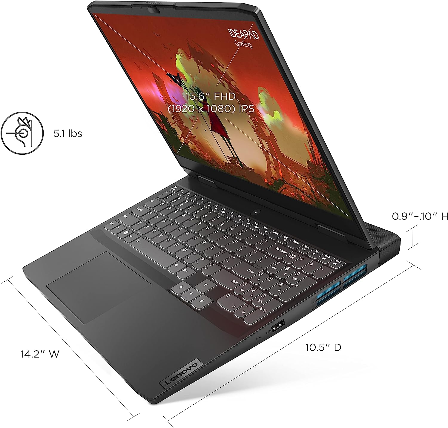 Lenovo IdeaPad Gaming 3 - (2022) - Essential Gaming Laptop Computer - 15.6