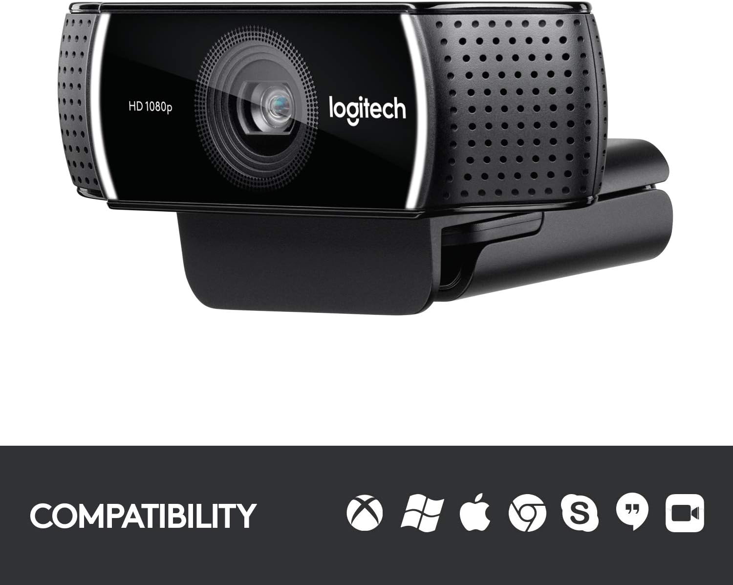 Logitech C922x Pro Stream Webcam – Full 1080p HD Camera