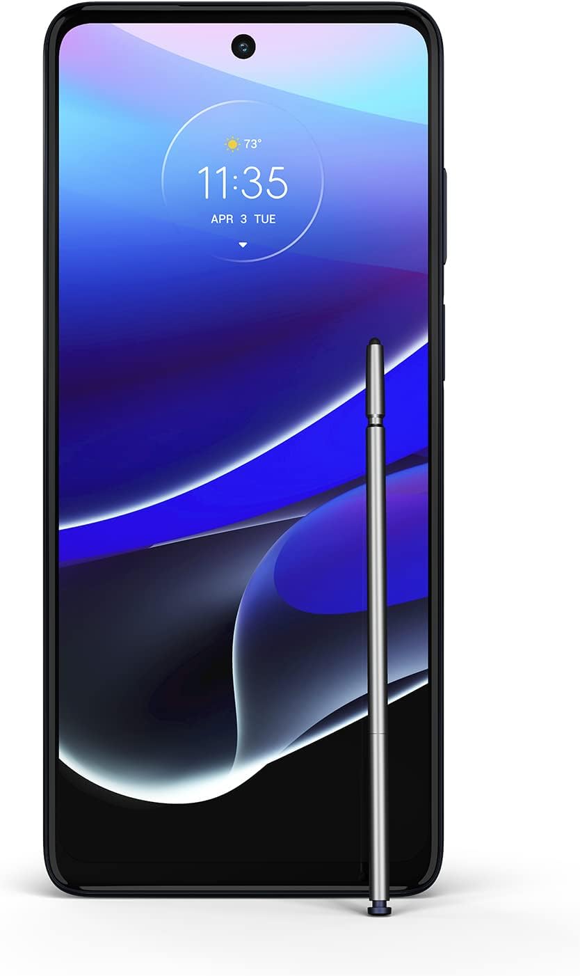 Motorola Moto G Stylus | 2022 | 2-Day battery | Unlocked| Made for US by Motorola | 6/128GB | 50MP Camera | Twilight Blue