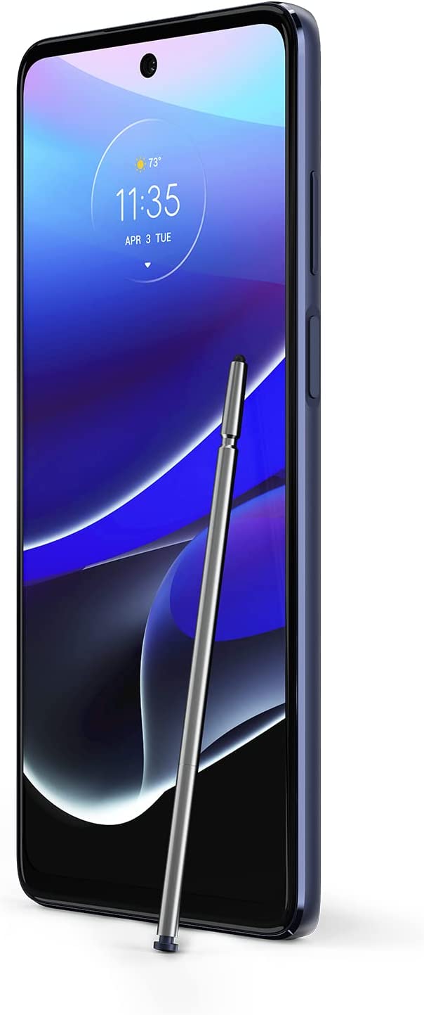 Motorola Moto G Stylus | 2022 | 2-Day battery | Unlocked| Made for US by Motorola | 6/128GB | 50MP Camera | Twilight Blue