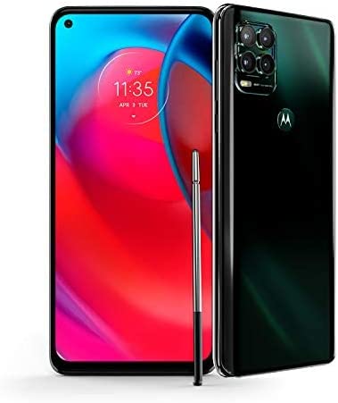 Motorola Moto G Stylus 5G | 2021 | 2-Day Battery | Unlocked | Made for US 4/128GB | 48MP Camera | Cosmic Emerald