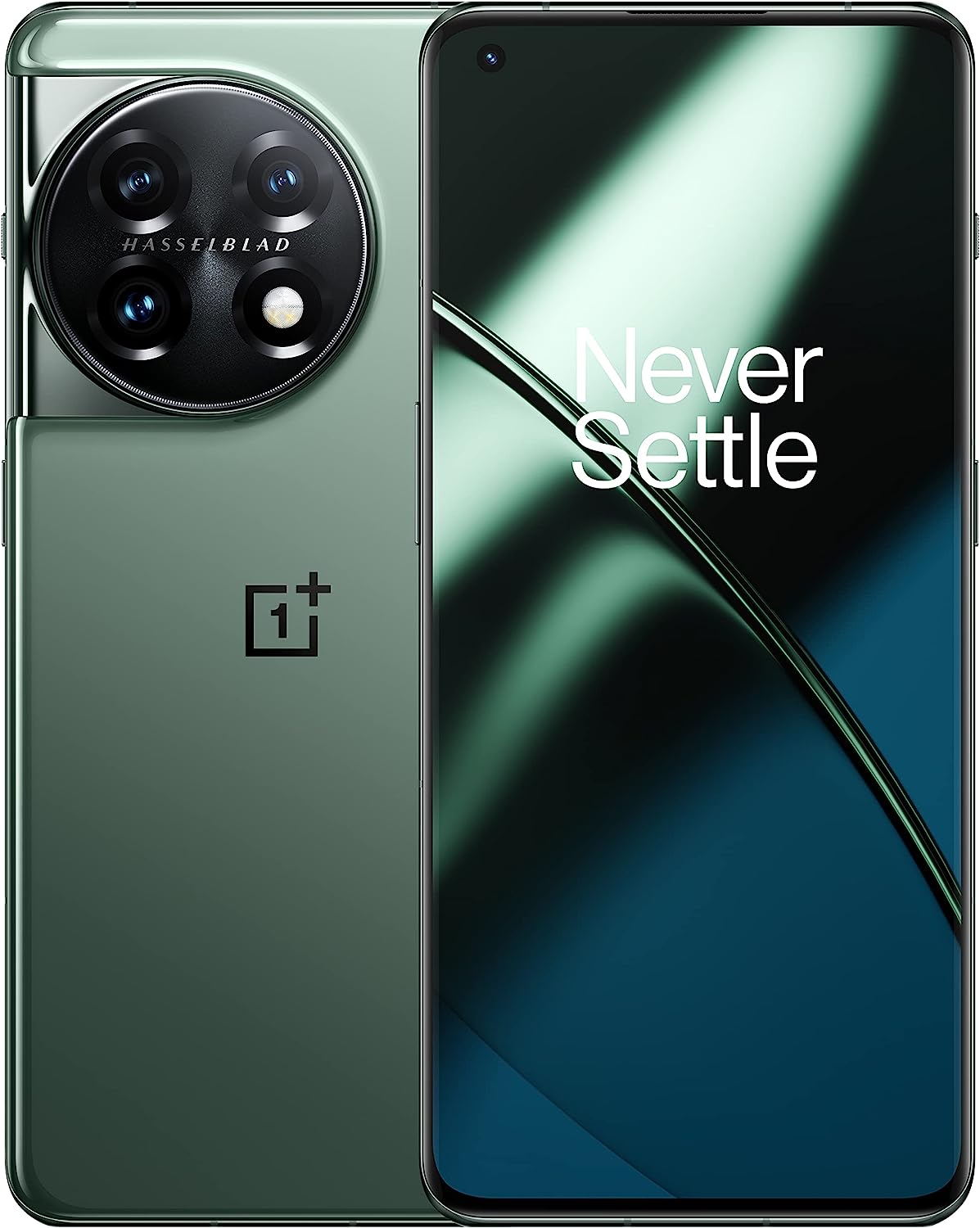 OnePlus 11 5G | 16GB RAM+256GB | Dual-SIM | Eternal Green | US Factory Unlocked Android Smartphone | 5000 mAh battery | 80W Fast charging | Hasselblad Camera | 120Hz Fluid Display | 4nm Processor