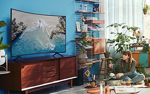 SAMSUNG 65-inch Class Curved UHD TU-8300 Series - 4K UHD HDR Smart TV with Alexa Built-in (UN65TU8300FXZA, 2020 Template) w/HW-B650 3.1. ch Soundbar w/Dolby Audio 2022