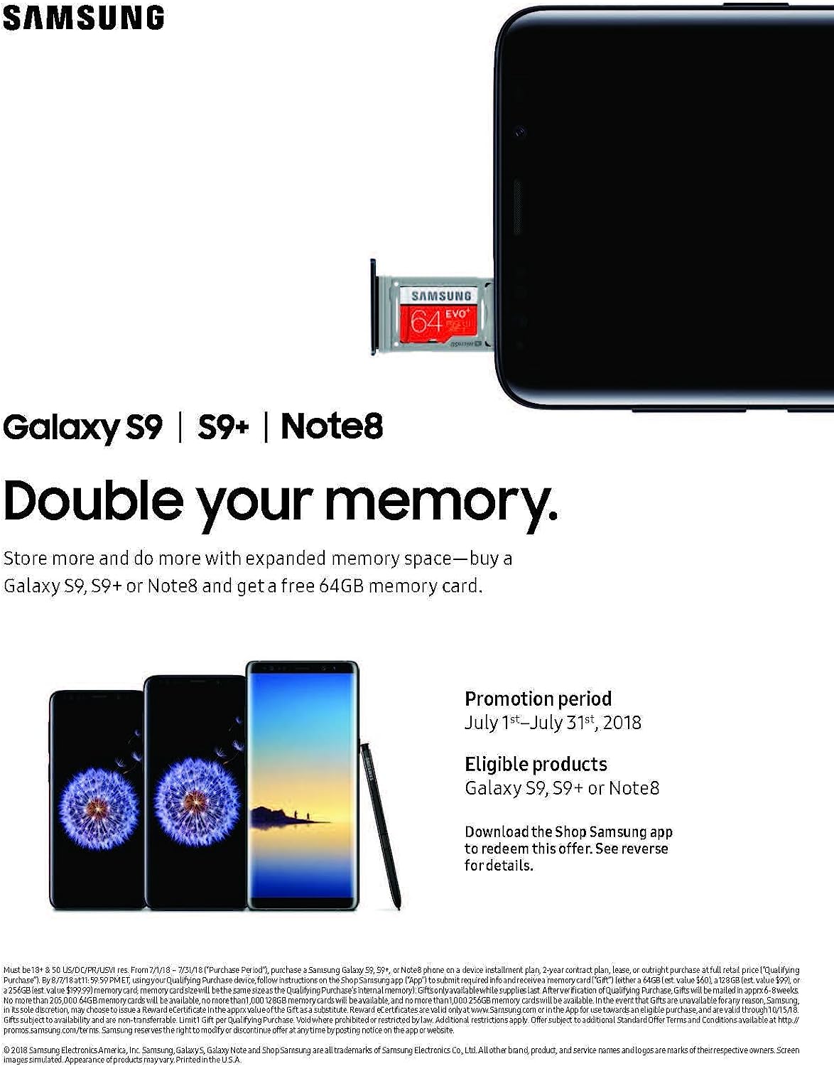 SAMSUNG Galaxy S9+ Factory Unlocked Smartphone 64GB - Coral Blue - US Version [SM-G965UZBAXAA]