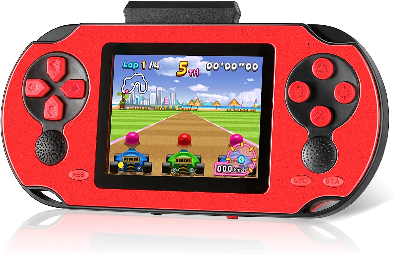 TaddToy 16 Bit Handheld Game Console for Kids Adults, 3.0” Large Screen Preloaded 230 HD Classic Retro Video Games with USB Rechargeable Battery & 3 Game Cartridges for Birthday Gift for Kids 4-12