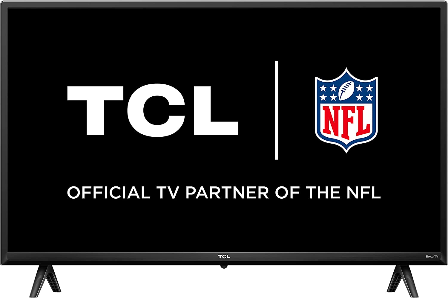 TCL 32″ Class 3-Series HD 720p LED Smart Roku TV – 32S355, Black