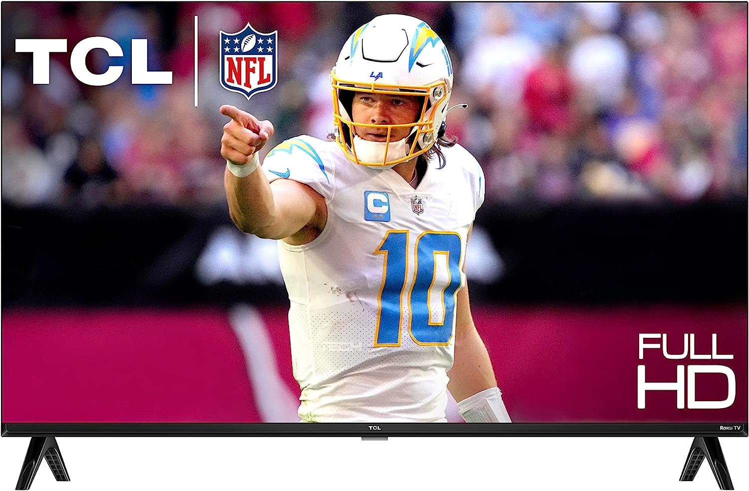 TCL 40-Inch Class S3 1080p LED Smart TV with Roku TV (40S350R, 2023 Model), Compatible with Alexa, Google Assistant, and Apple HomeKit Compatibility, Streaming FHD Television