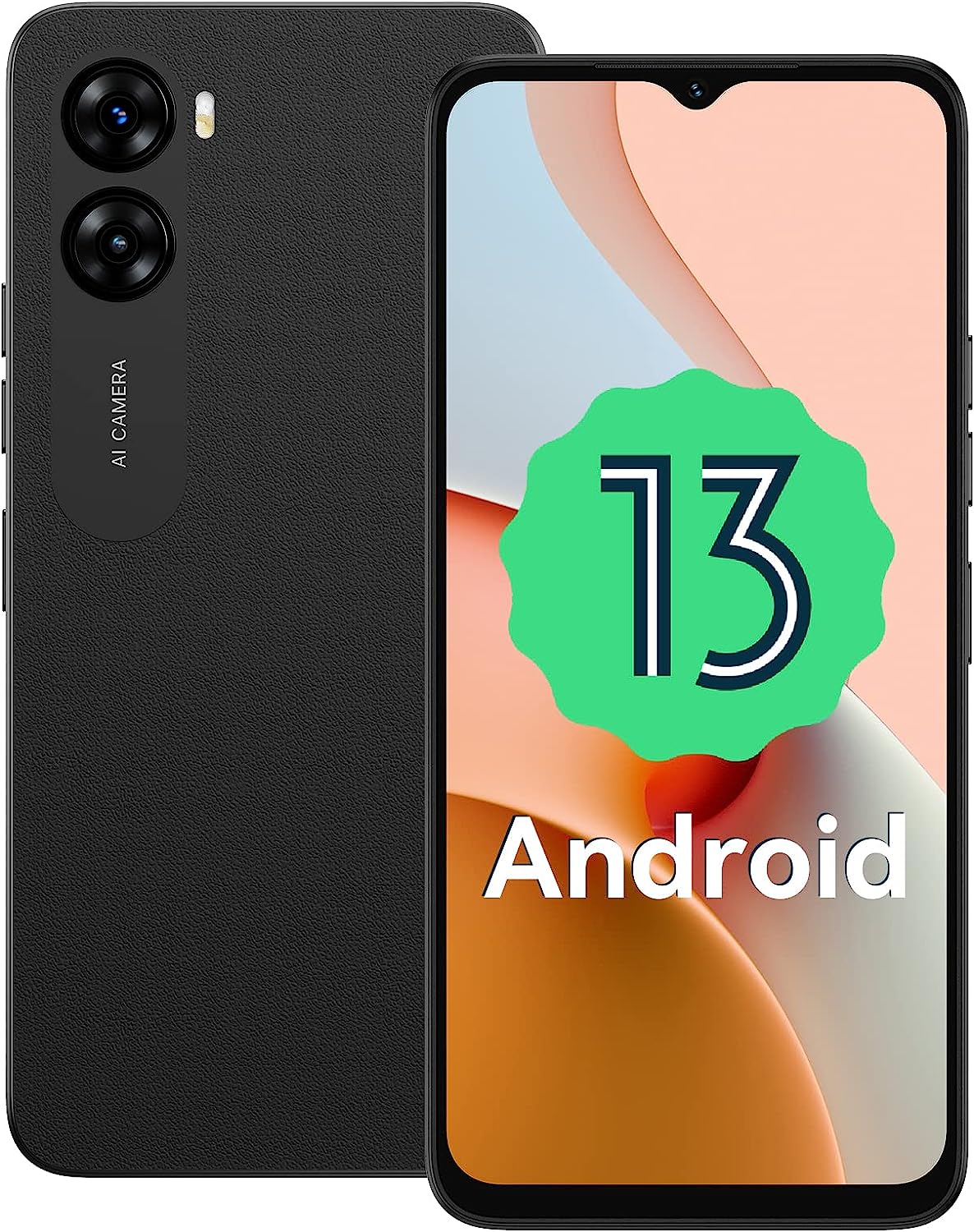 UMIDIGI Unlocked Smartphones G3, Android 13 Unlocked Smartphone, Dual Sim 4G LTE Mobile Phone, 4/64GB(1TBG Expandable), 6.52