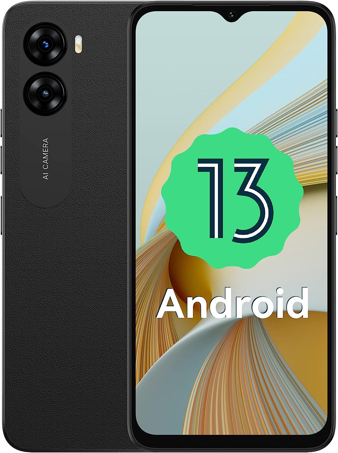 UMIDIGI Unlocked Smartphones G3, Android 13 Unlocked Smartphone, Dual Sim 4G LTE Mobile Phone, 4/64GB(1TBG Expandable), 6.52
