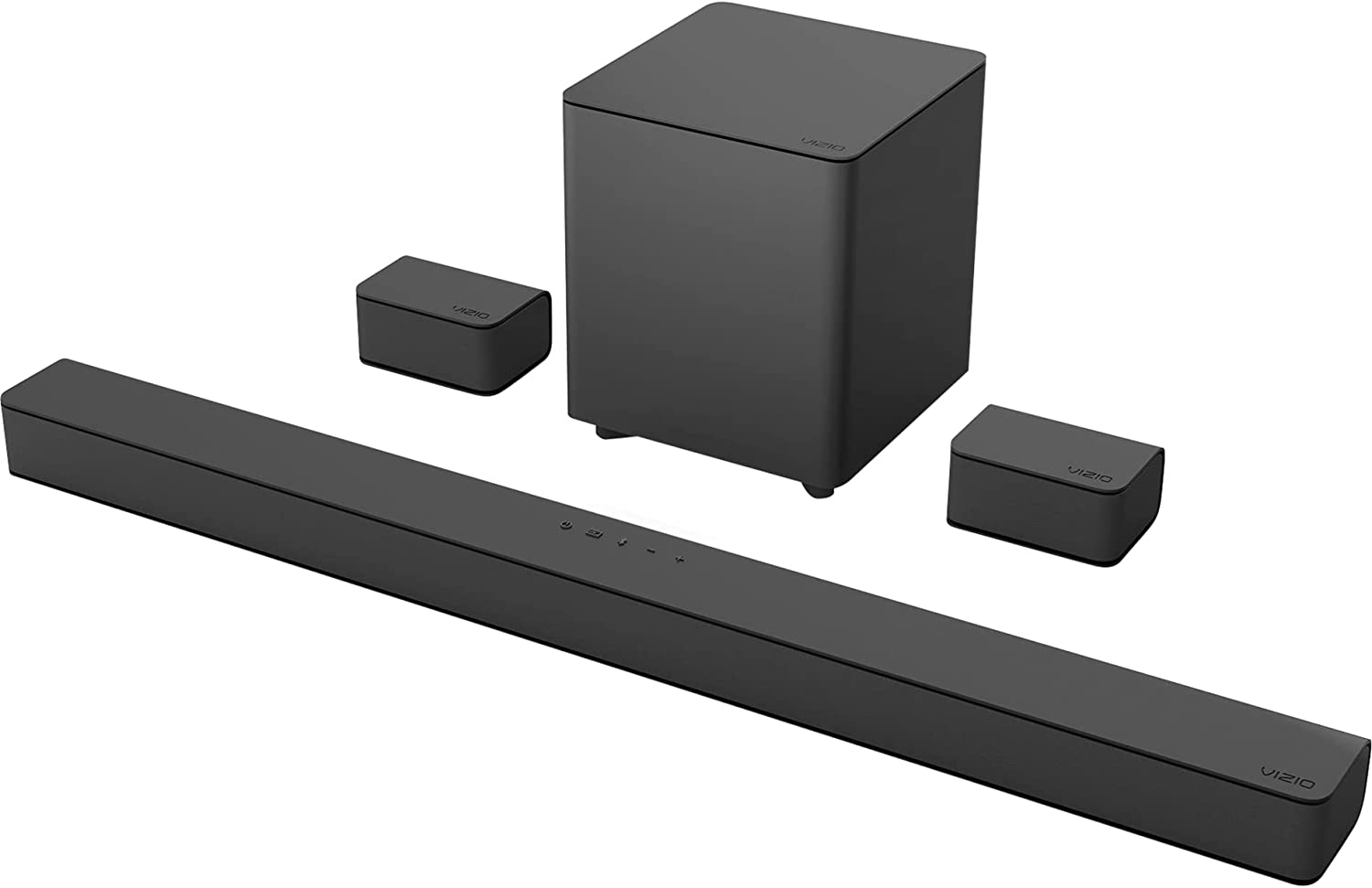 VIZIO V-Series 5.1 Home Theater Sound Bar with Dolby Audio, Bluetooth, Wireless Subwoofer, Voice Assistant Compatible, Includes Remote Command - V51x-J6
