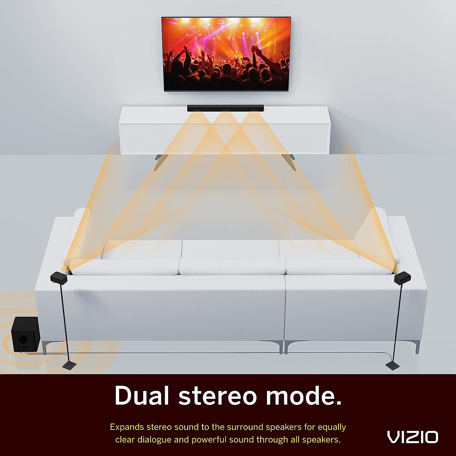 VIZIO V-Series 5.1 Home Theater Sound Bar with Dolby Audio, Bluetooth, Wireless Subwoofer, Voice Assistant Compatible, Includes Remote Authority - V51x-J6