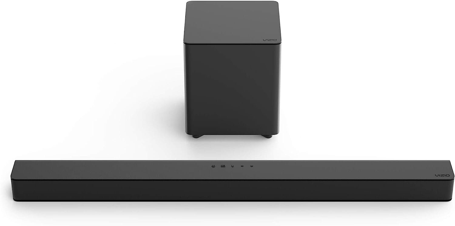 VIZIO V-Series 5.1 Home Theater Sound Bar with Dolby Audio, Bluetooth, Wireless Subwoofer, Voice Assistant Compatible, Includes Remote Command - V51x-J6