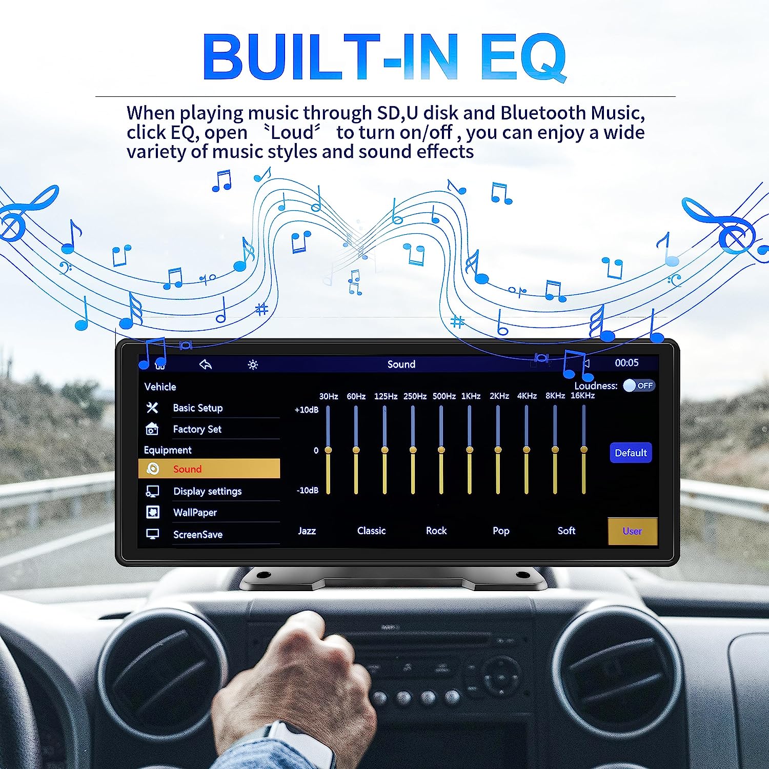 2023 Newest Portable Wireless Carplay Car Stereo with Touch Screen, 9.3