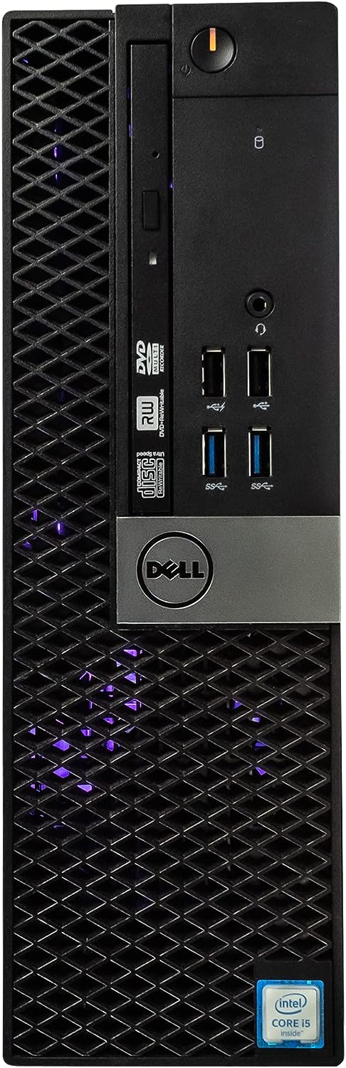 Dell Optiplex 5050 Small Form Factor (SFF) Business Desktop PC, Intel i7-7700 Quad-Core 3.6 GHz, 16GB DDR4, 512G NVME SSD Windows 10 Pro (Renewed)