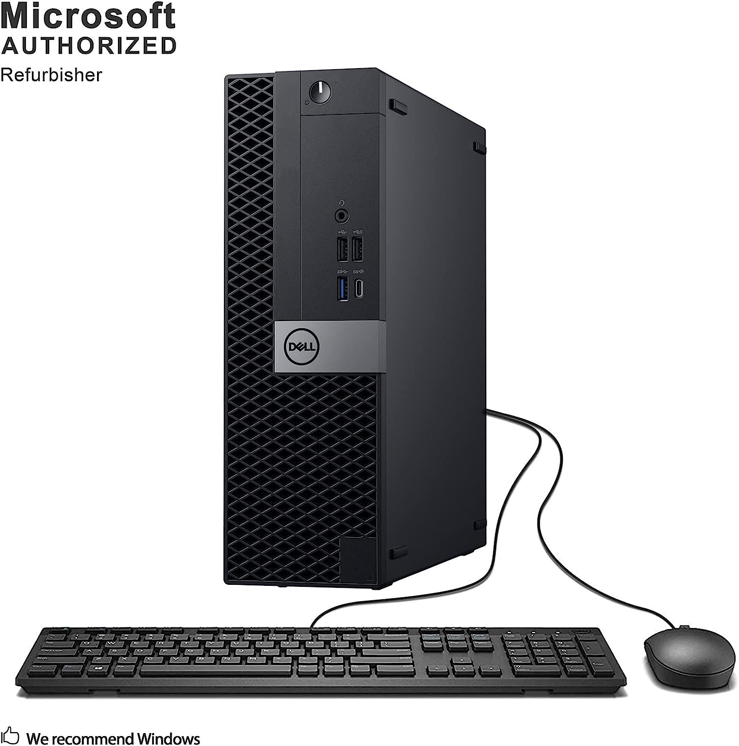 Dell Optiplex 7050 SFF Desktop PC Intel i7-7700 4-Cores 3.60GHz 32GB DDR4 1TB SSD WiFi BT HDMI Duel Monitor Support Windows 10 Pro Excellent Condition(Renewed)