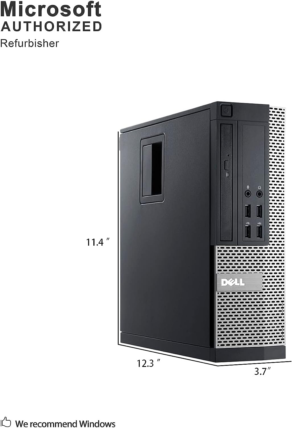 Dell OptiPlex RGB Desktop Computer PC, Intel Core i7 up to 3.8GHz, 16G RAM, 512G SSD, New 22 inch FHD LED Monitor, RGB Keyboard and Mouse, RGB BT Sound Bar, Webcam, WiFi, BT 5.0, W10P64 (Renewed)