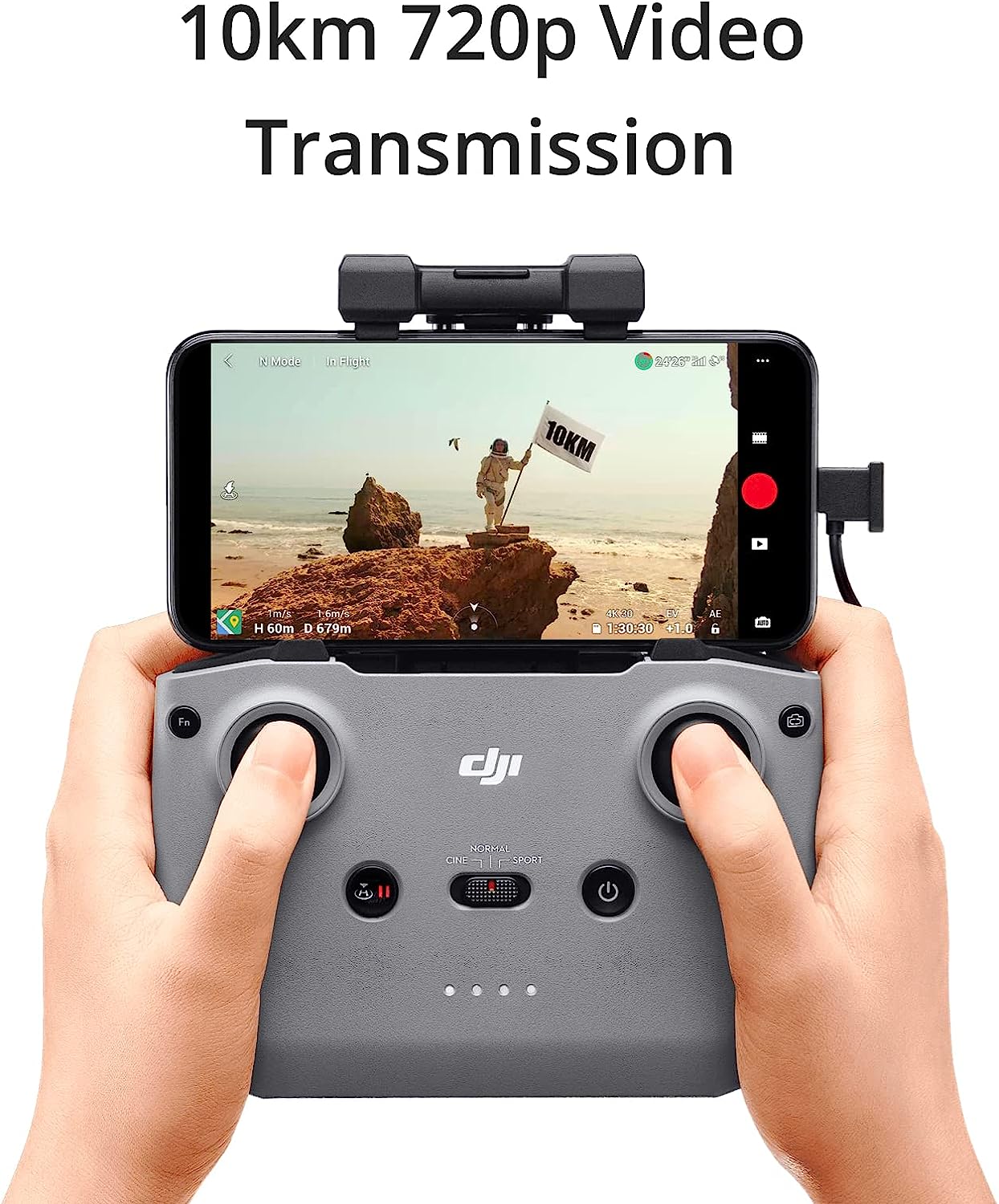 DJI Mini 3 (DJI RC) - Lightweight and Foldable Mini Camera Drone with 4K HDR Video, 38-min Flight Time, True Vertical Shooting, and Intelligent Features