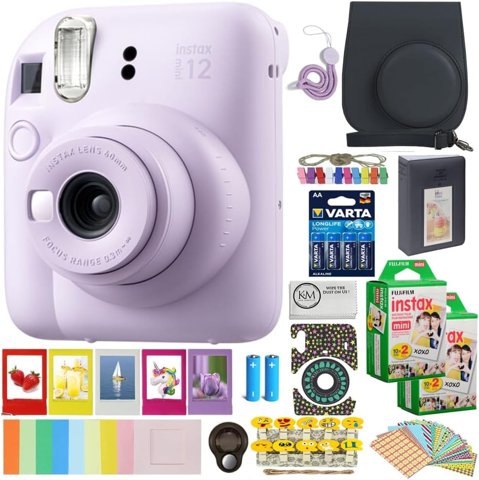 Fujifilm Instax Mini 12 Instant Camera - Pastel Blue