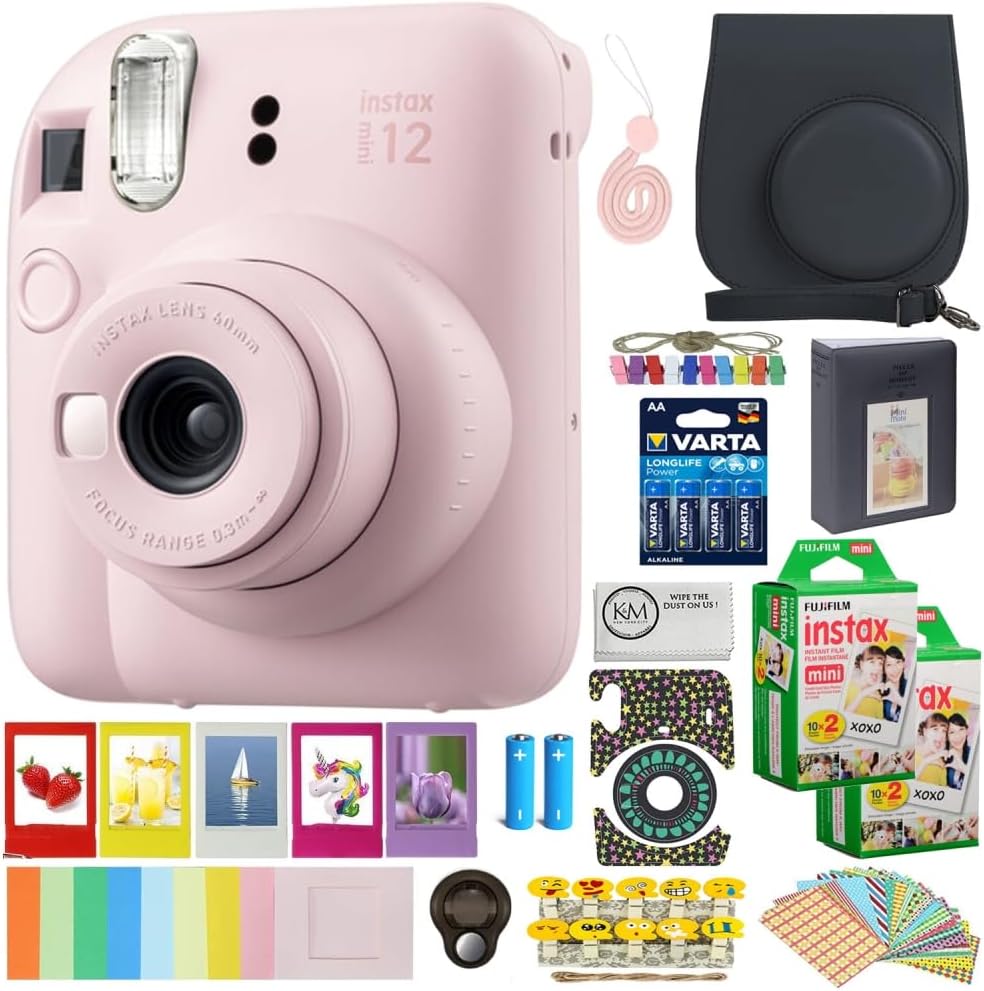 Fujifilm Instax Mini 12 Instant Camera - Pastel Blue