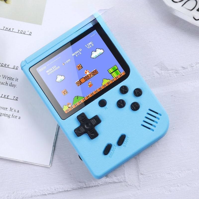 Handheld Game Console with Classical Retro Games Tetris Mario, 3.0 Inch Gameboy Kids Screen Portable Retro Video Game Console Support TV Connection (400 Games)