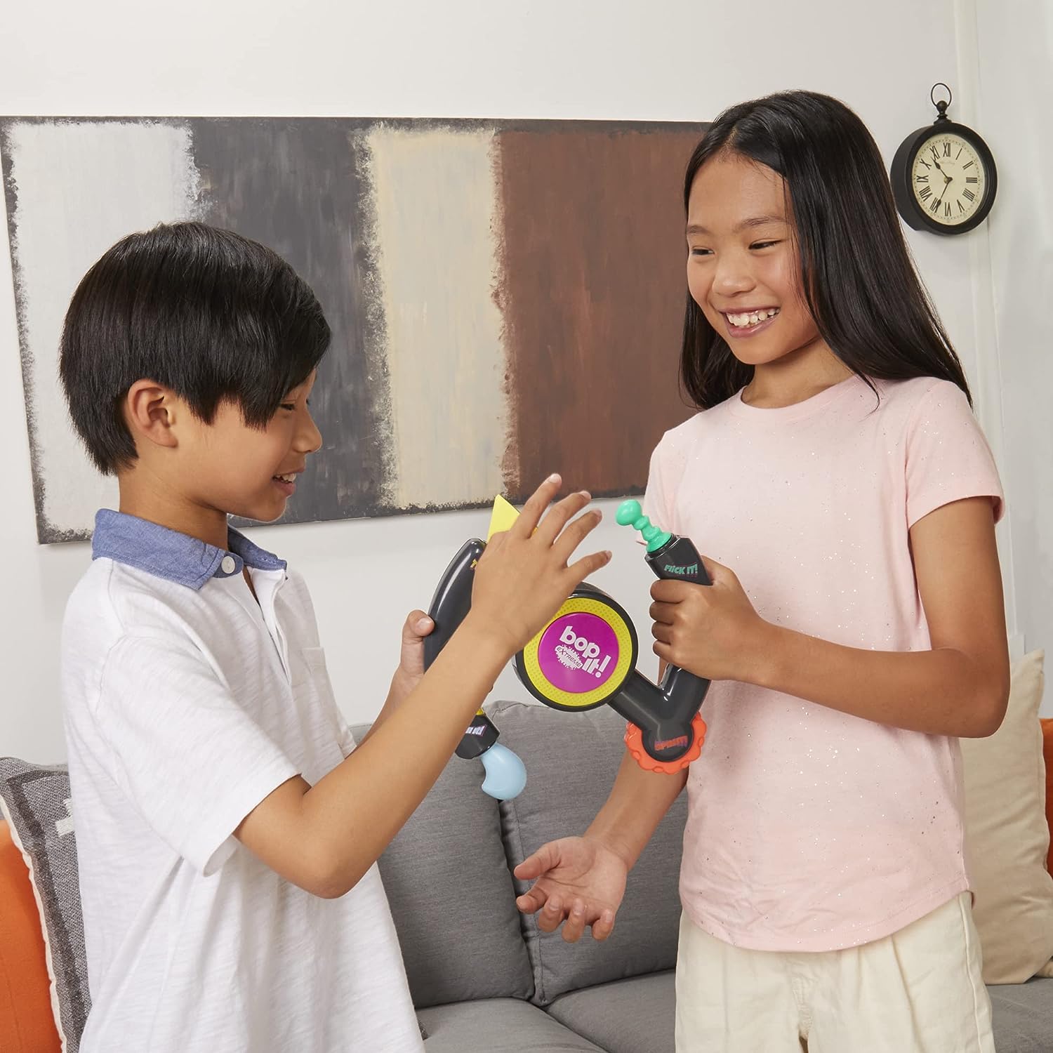 Hasbro Gaming Bop It! Extreme Electronic Game for 1 or More Players, Fun Party Game for Kids Ages 8+, 4 Modes Including One-On-One Mode, Interactive Game